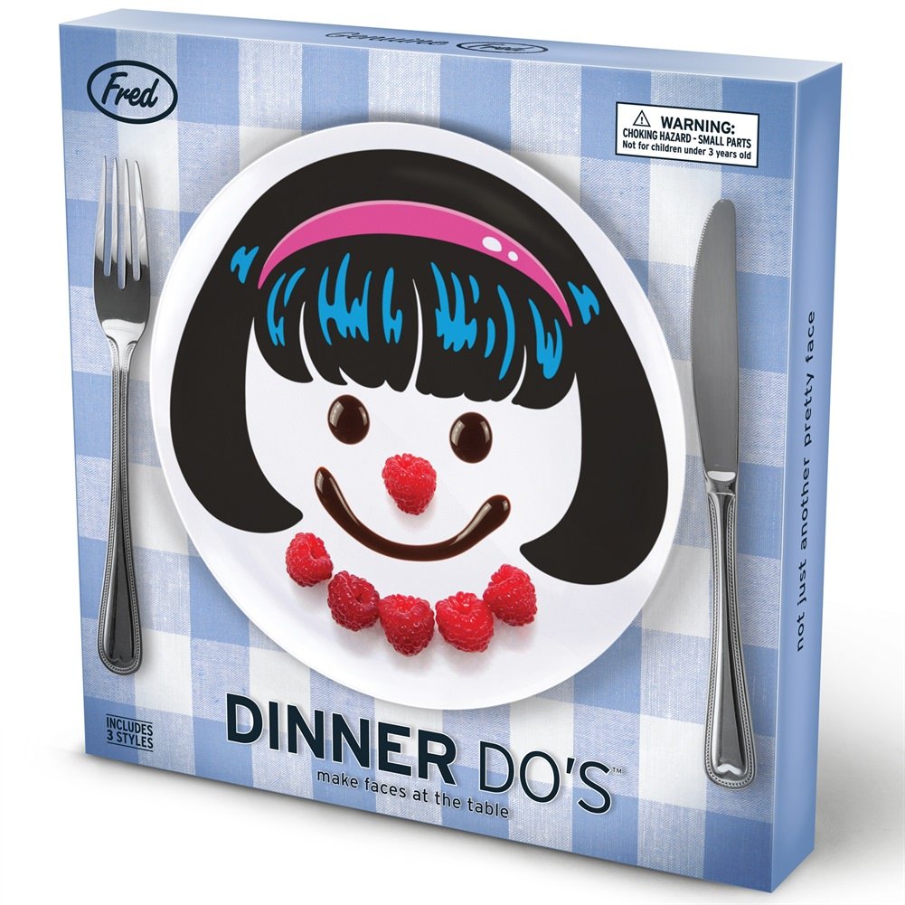 Dinner Dos Girl Plate