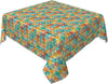 Table Cloth 60" Square Arabesque Aqua