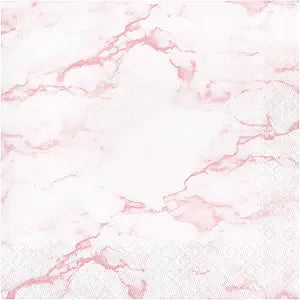 Luncheon Napkin 12/16 Pink Marble (dis)