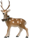 10-1/2"L x 14-1/4"H Standing Deer w/ Wreath, Brown