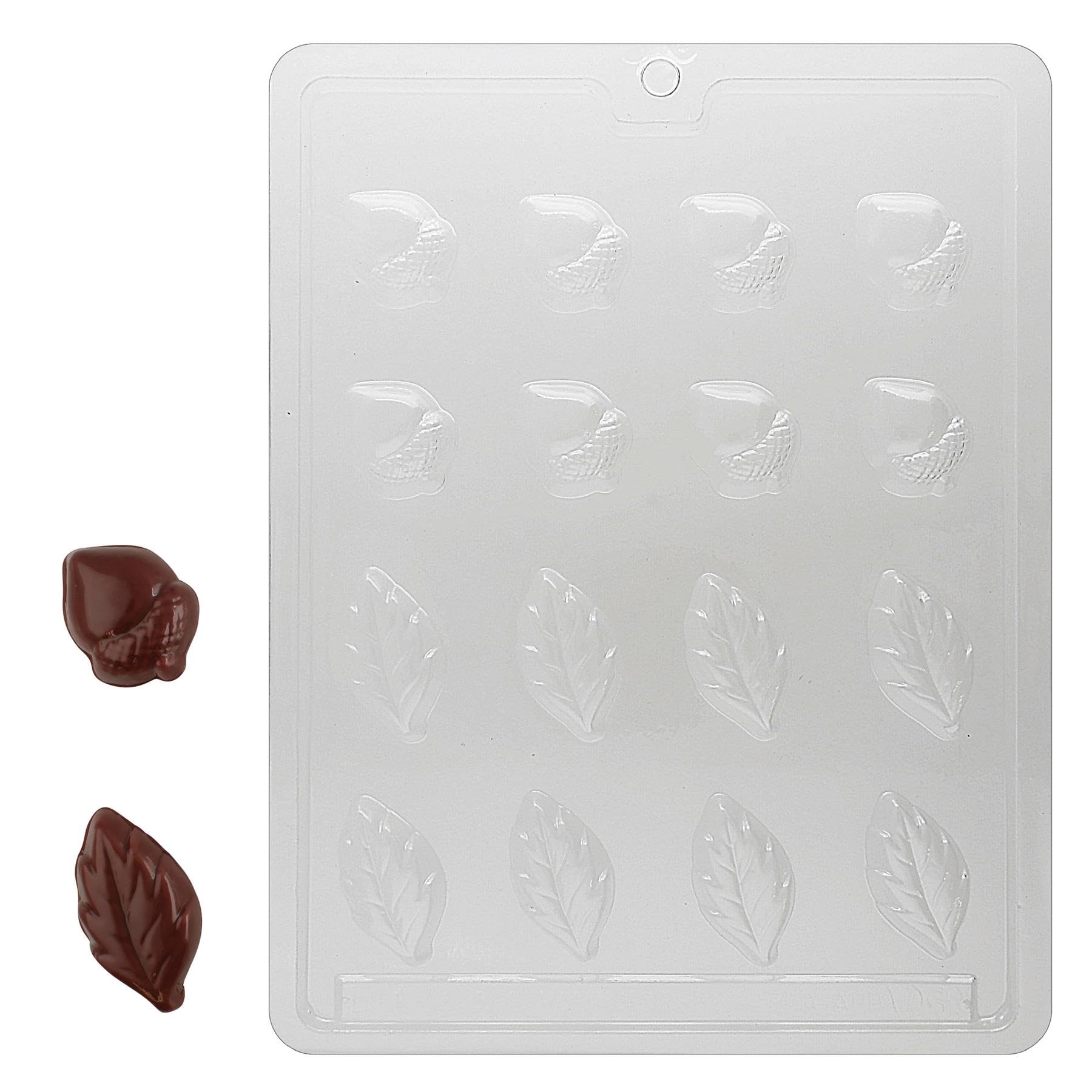 Candy Mold Acorns & Leaves