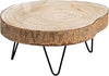Paulownia Wood 9" Round Wood Pedestal (DIS)