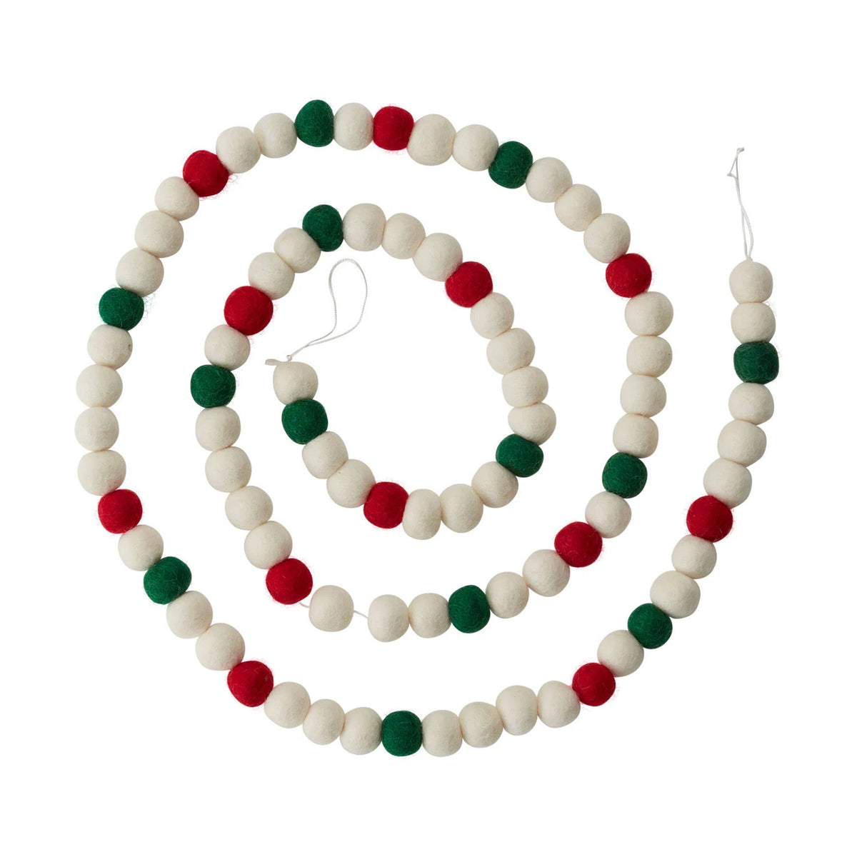 Candy Garland - Red, White, and Green