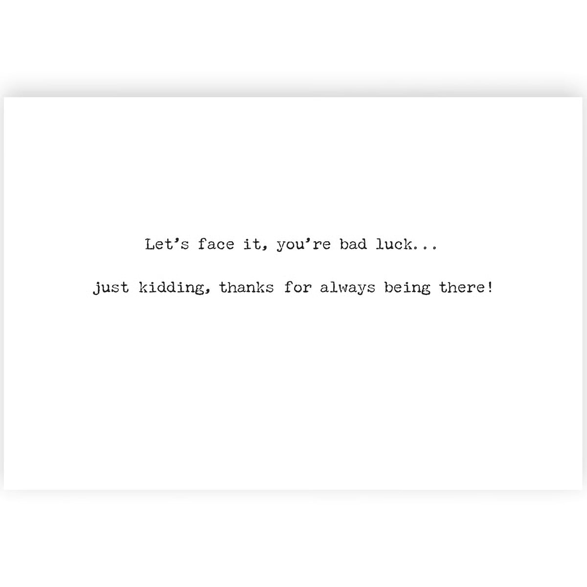 Text message on a white background with a black border