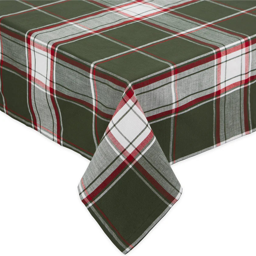 Deck The Halls Plaid Tablecloth 52"x 52"