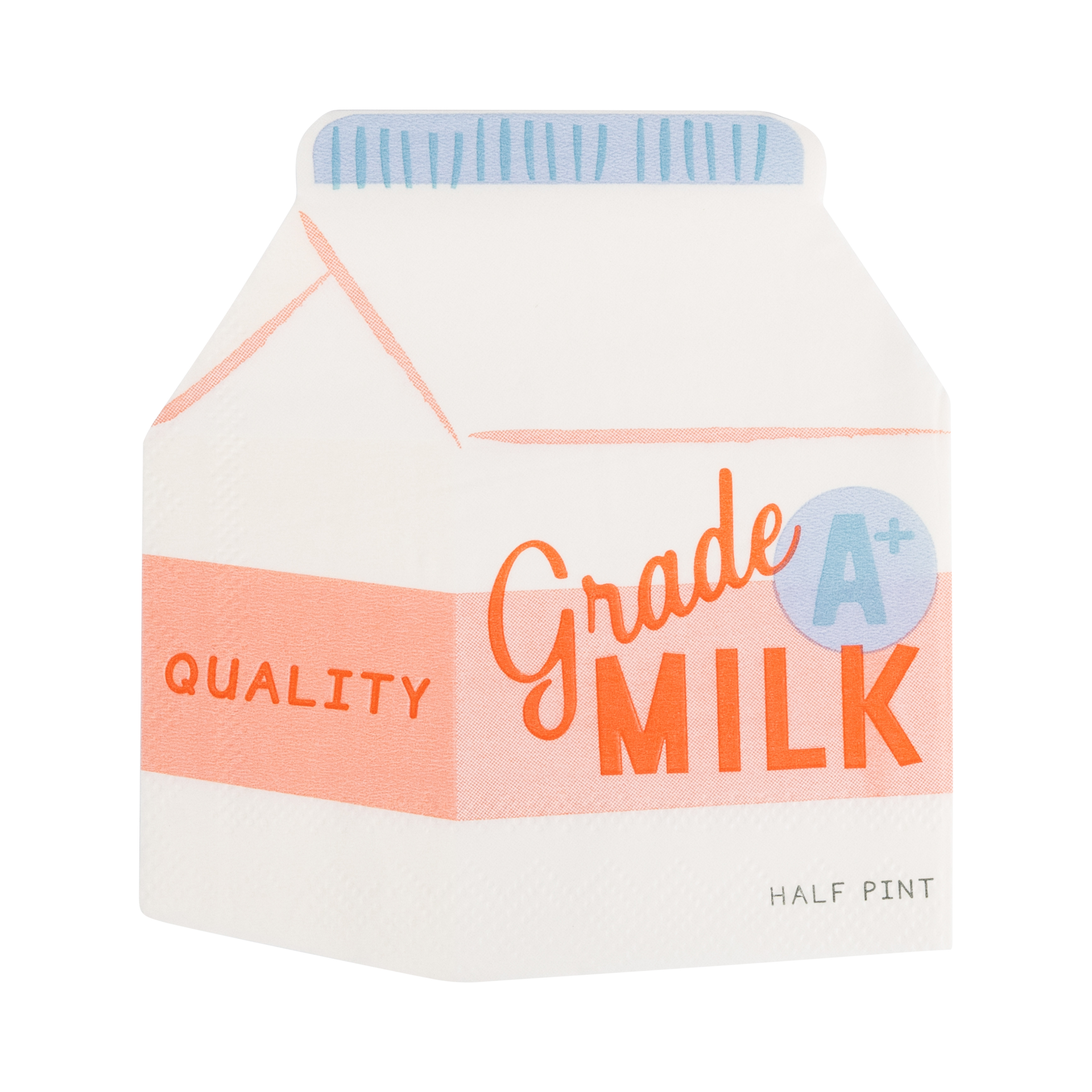 BTS1236 - Milk Carton Cocktail Napkin Set