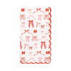 Bow Pattern Dinner Napkin