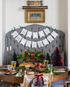 Merry Christmas Sheet Music Paper Banner Set