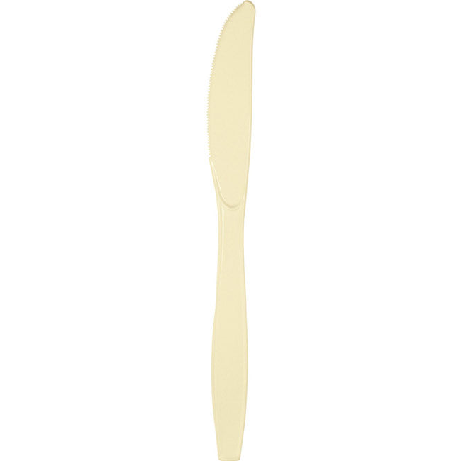 Solid Color Plastic Knives