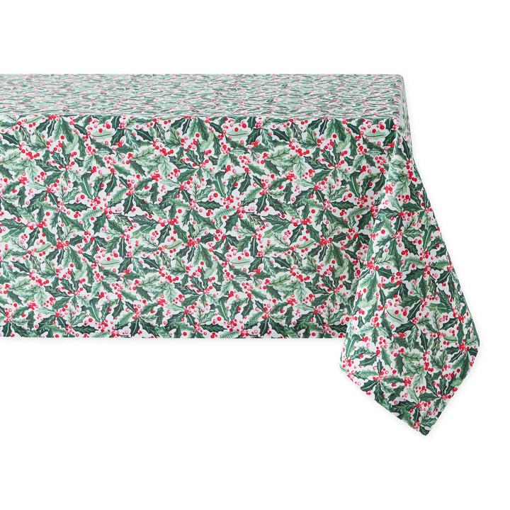 Holly Jolly Printed Tablecloth 52"x 52"
