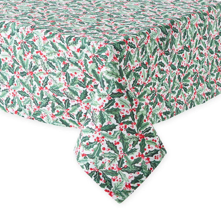 Holly Jolly Printed Tablecloth 60" x 84"