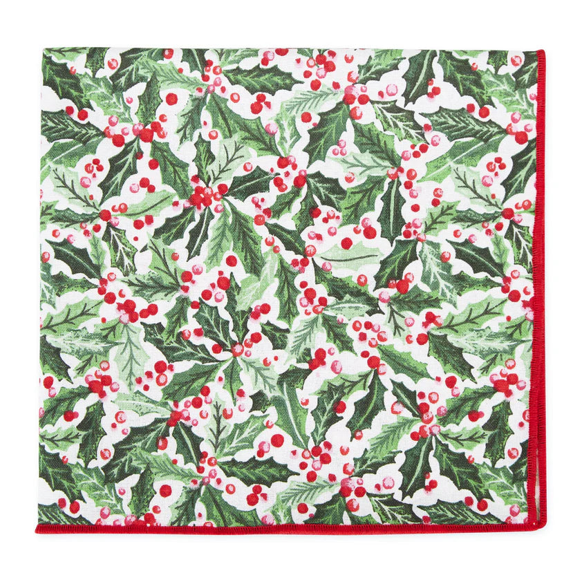 Holly Jolly Printed Napkin