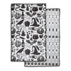 Vintage Halloween Printed Microfiber Dishtowel