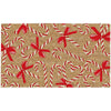 Candy Canes and Bows Doormat