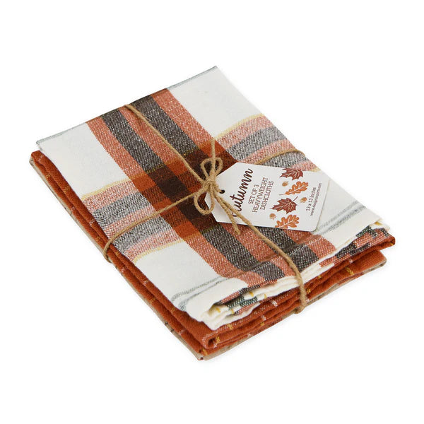 Autumn Picnic Dishcloth Set of 3