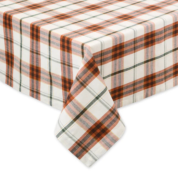 Autumn Picnic Plaid Tablecloth