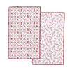 Christmas Bows Printed Microfiber Dishtowel