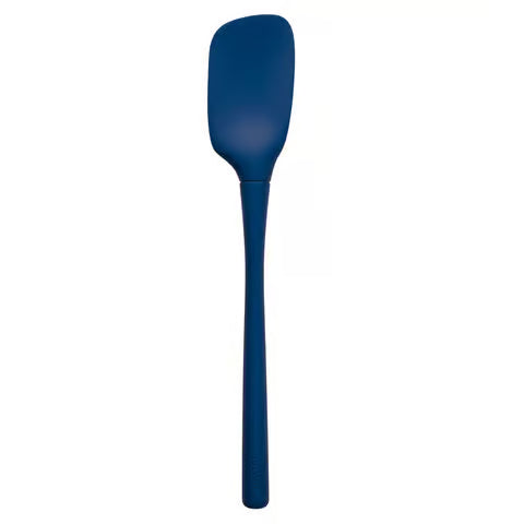 Blue spoonula on a white background