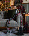 Red and Green Plaid 20ft Christmas Paper Chains