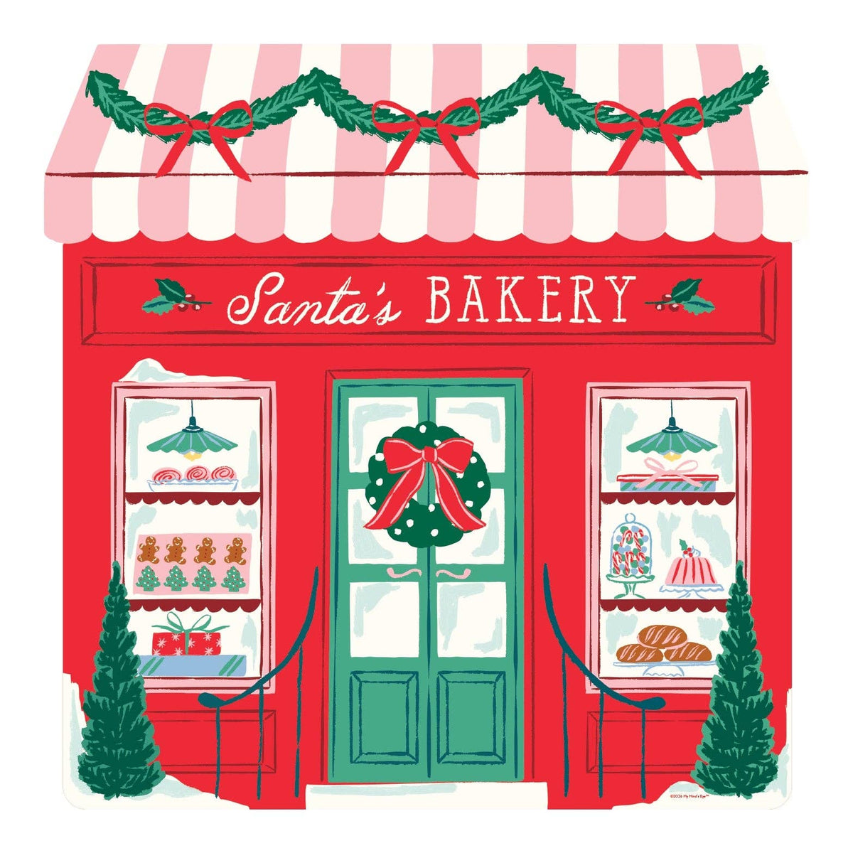 Santa's Bakery Shaped Jigsaw Puzzle 503pc