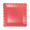 Red and Green Gingham 10" Paper Dinner Plates