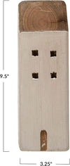 Wood House WHite 9-1/2" (dis)