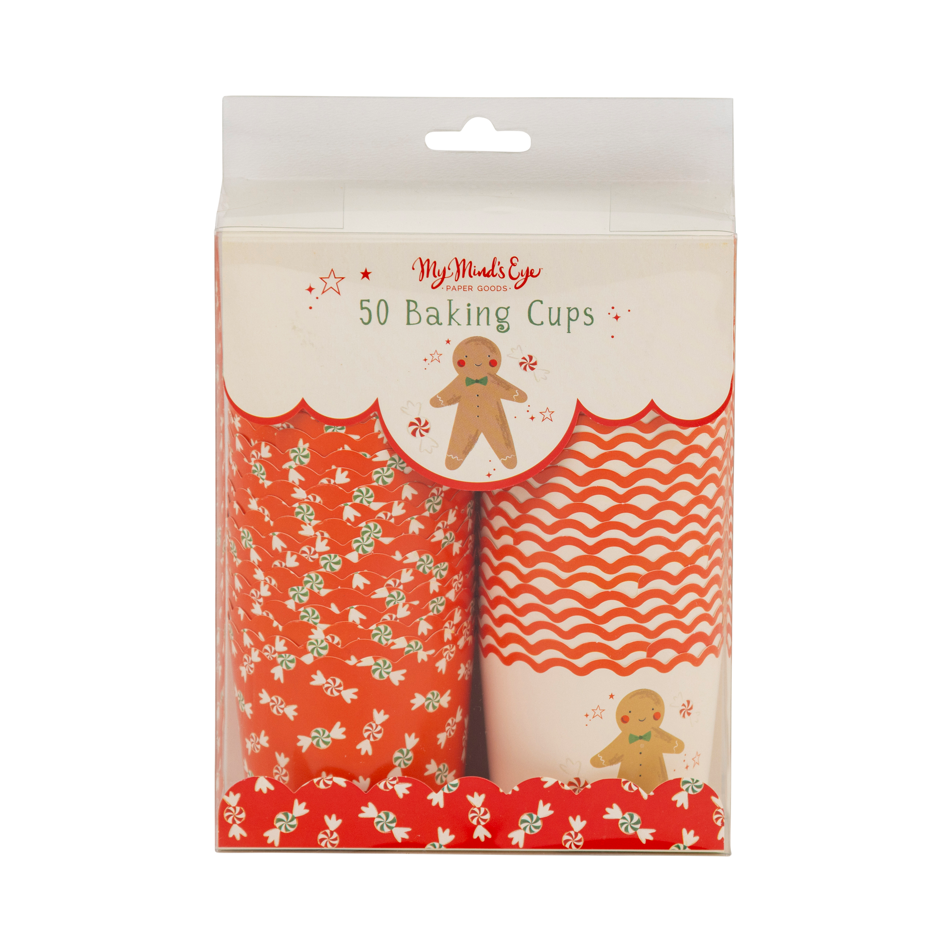 Gingerbread Candy Swirls 5 oz Baking Cups