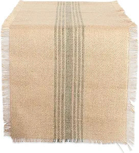 Table Runner 14x72 Artichoke Middle Stripe