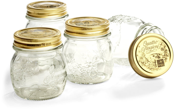 Canning Jars 8.5oz 4Pk w/Lids