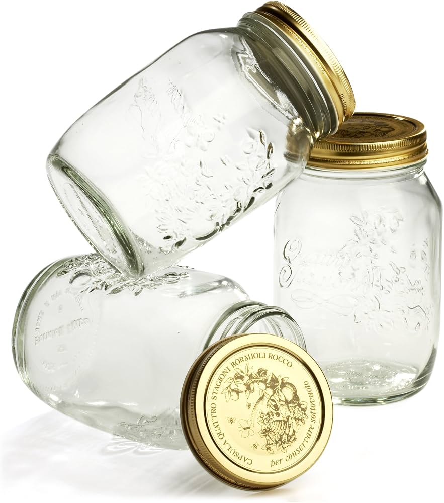 Canning Jars 33.75oz 3Pk w/Lids