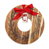 Holiday Wreath Charcuterie/Dessert Serving Board with 20 Picks