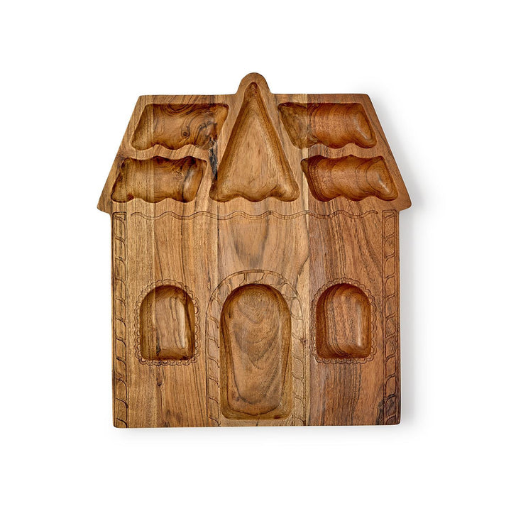 Gingerbread House Sectional Serving/Charcuterie Board