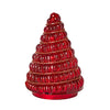 Jeweled Red Mercury Glass Holiday Tree