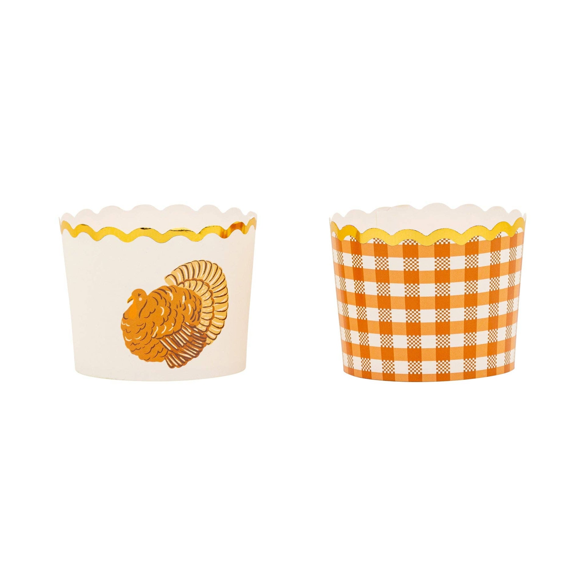 FOIL Traditional Turkey Plaid Baking Cups (50 ct)