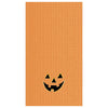 Jack-O-Lantern Waffle Weave Kitchen Towel