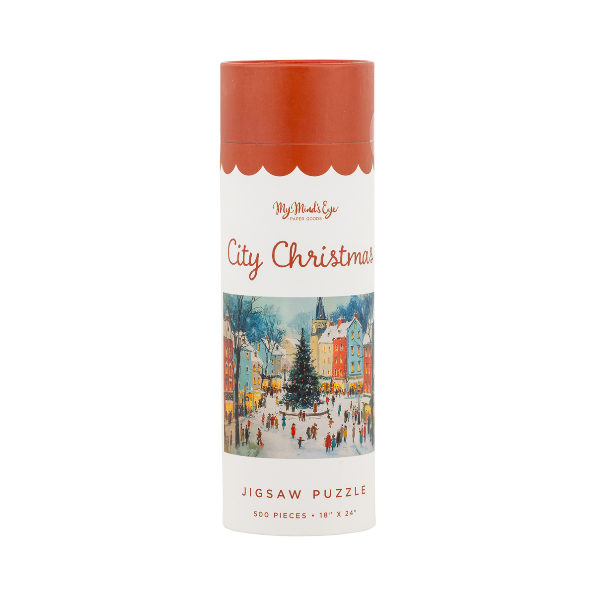 City Christmas Town Square Jigsaw Puzzle 500pc
