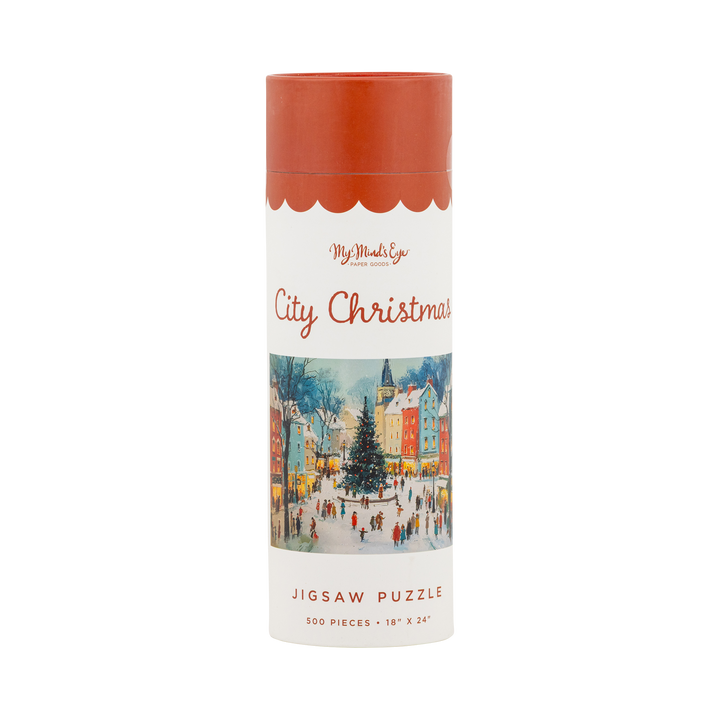 City Christmas Town Square Jigsaw Puzzle 500pc