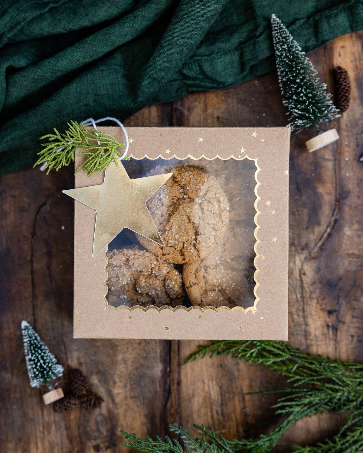 Christmas Memories Kraft Cookie Boxes