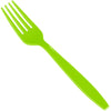 Solid Color Plastic Forks