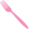 Solid Color Plastic Forks