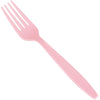 Solid Color Plastic Forks