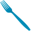 Solid Color Plastic Forks