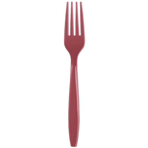 Solid Color Plastic Forks