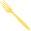 Solid Color Plastic Forks