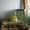 LED Table Decor Ceramic Tree with Cut-Outs 4.5"