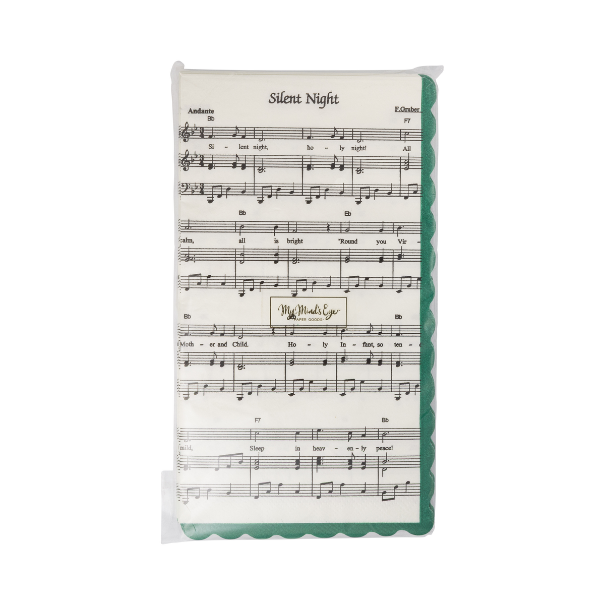Christmas Sheet Music Paper Dinner Napkins