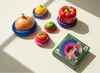 Reusable Silicone Food Savers – Bright Berry (Set of 5)