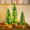 Light-up LED Bottle Brush Trees
