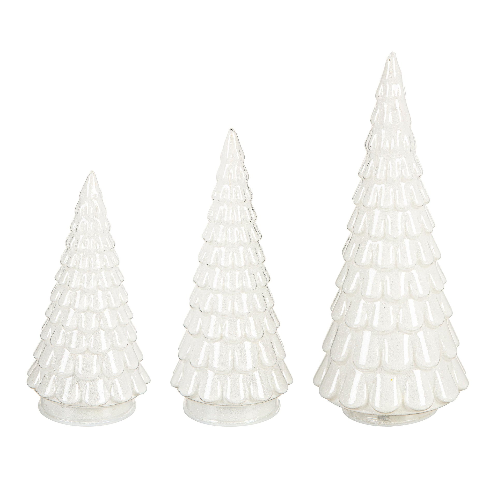 LED Glass Tree Table Decor