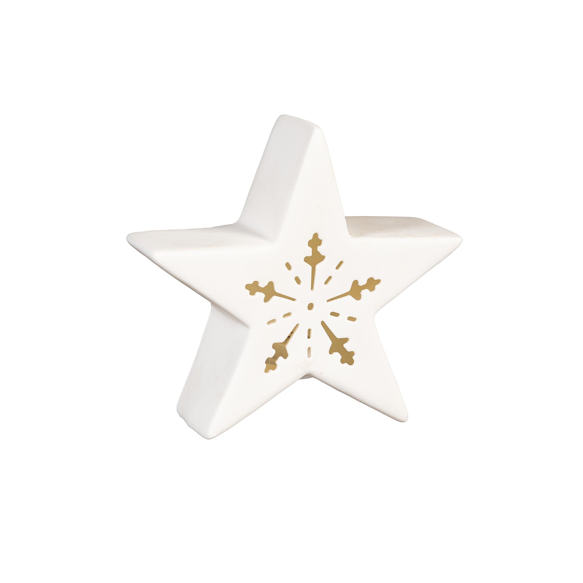 Season to Sparkle LED Table Decor Star with Snowflake Cut Out